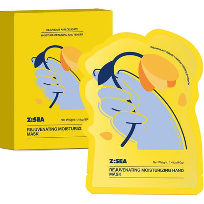Z:SEA Repairing Hand Masks 5 pack front packaging view