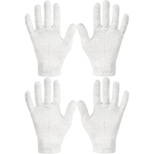 Eurow Moisturizing Cotton Gloves front view for dry hand relief.