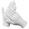 Paxcoo white cotton moisturizing gloves front view