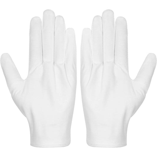 Selizo cotton gloves front view white packaging