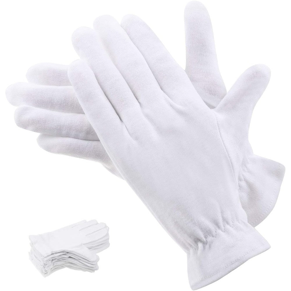 Selizo 100 Percent Cotton Gloves for Eczema pack front view