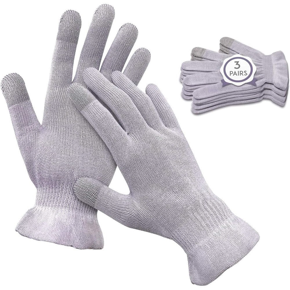 MIG4U Moisturizing Beauty Gloves front view for overnight hand treatment.