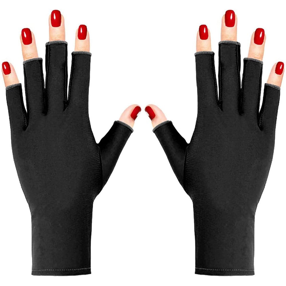 Pimoys UV shield gloves for gel manicures front view