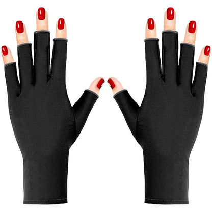 Pimoys UV shield gloves for gel manicures front view