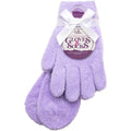 Purple Canyon aloe spa sock and glove set front view consumer product