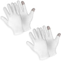 Sibba touch screen moisturizing cotton gloves front view