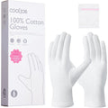 Cooljob 100 percent cotton gloves front view