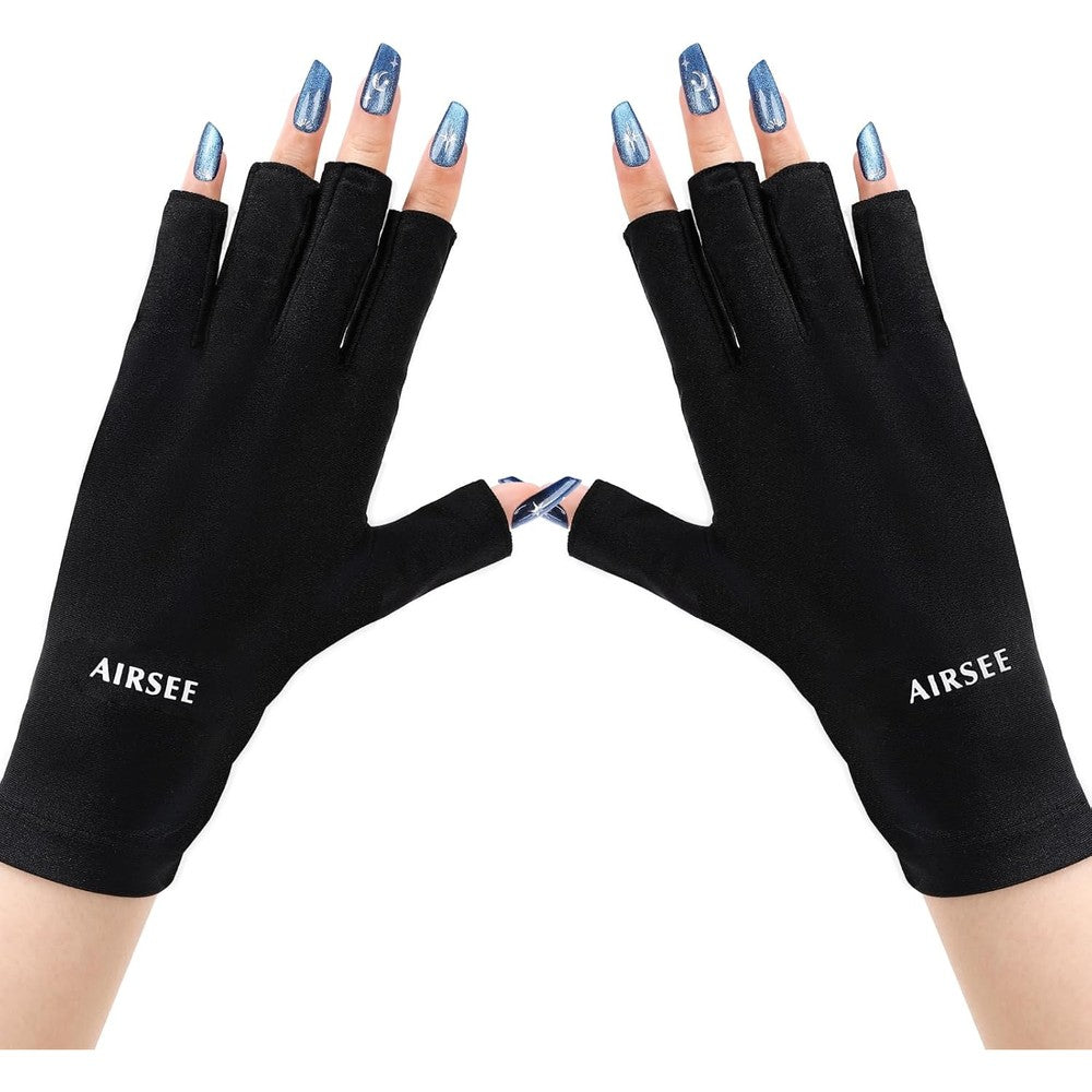 Airsee professional UPF50+ UV protection gloves front view