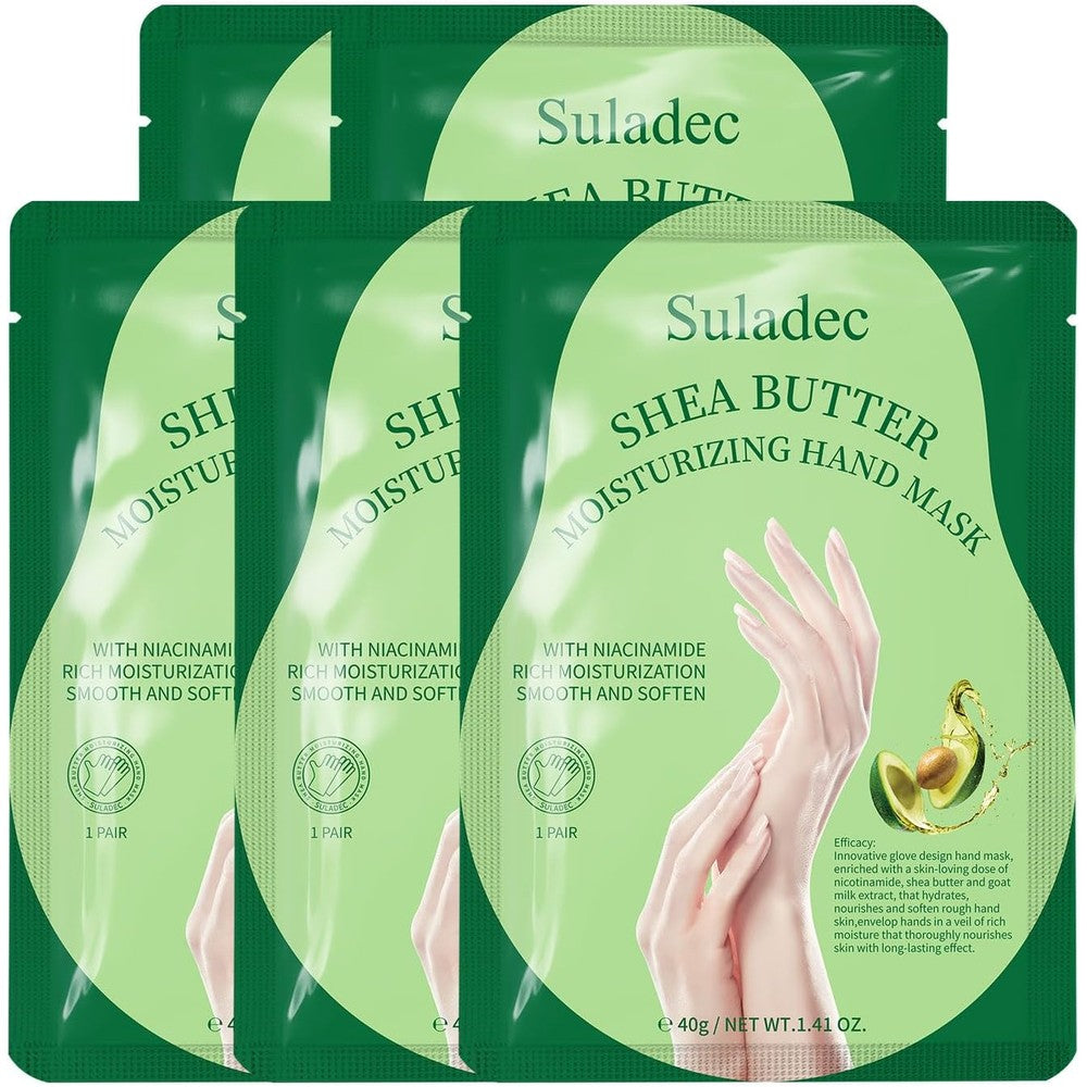 Suladec moisturizing hand mask front packaging view