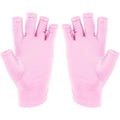 SUNUV LED gloves for gel nails pink front view