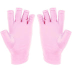 SUNUV LED gloves for gel nails pink front view
