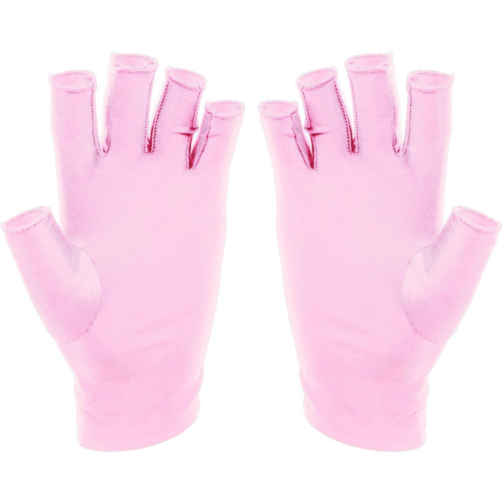 Sunuv LED gloves for gel nails front view pink