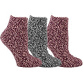 Dr. Scholl's Women's Low Cut Soothing Spa Socks front view displaying marled knit texture