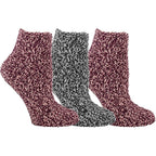 Dr. Scholl's Women's Low Cut Soothing Spa Socks front view displaying marled knit texture