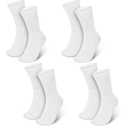 Silicherry hydrating moisturizing socks in white and black for dry feet
