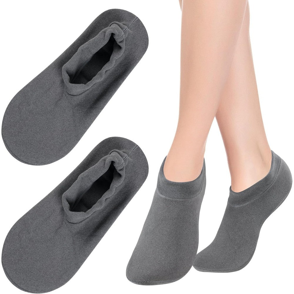 Pedobi gray castor oil pack wrap for feet and cracked heel repair