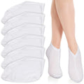 Hotop moisturizing spa socks front view and packaging.