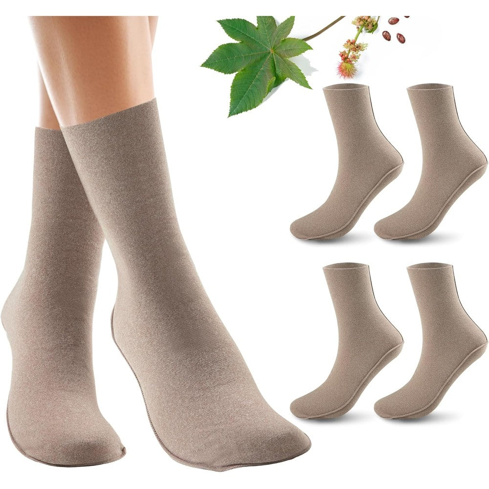 Paw Legend 2 pack khaki castor oil pack wraps for feet in mid-crew style
