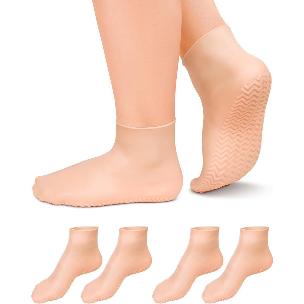 Pedimend silicone moisturizing socks for dry feet front view