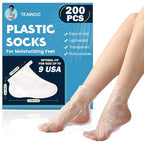 Teawoo plastic foot covers front packaging view