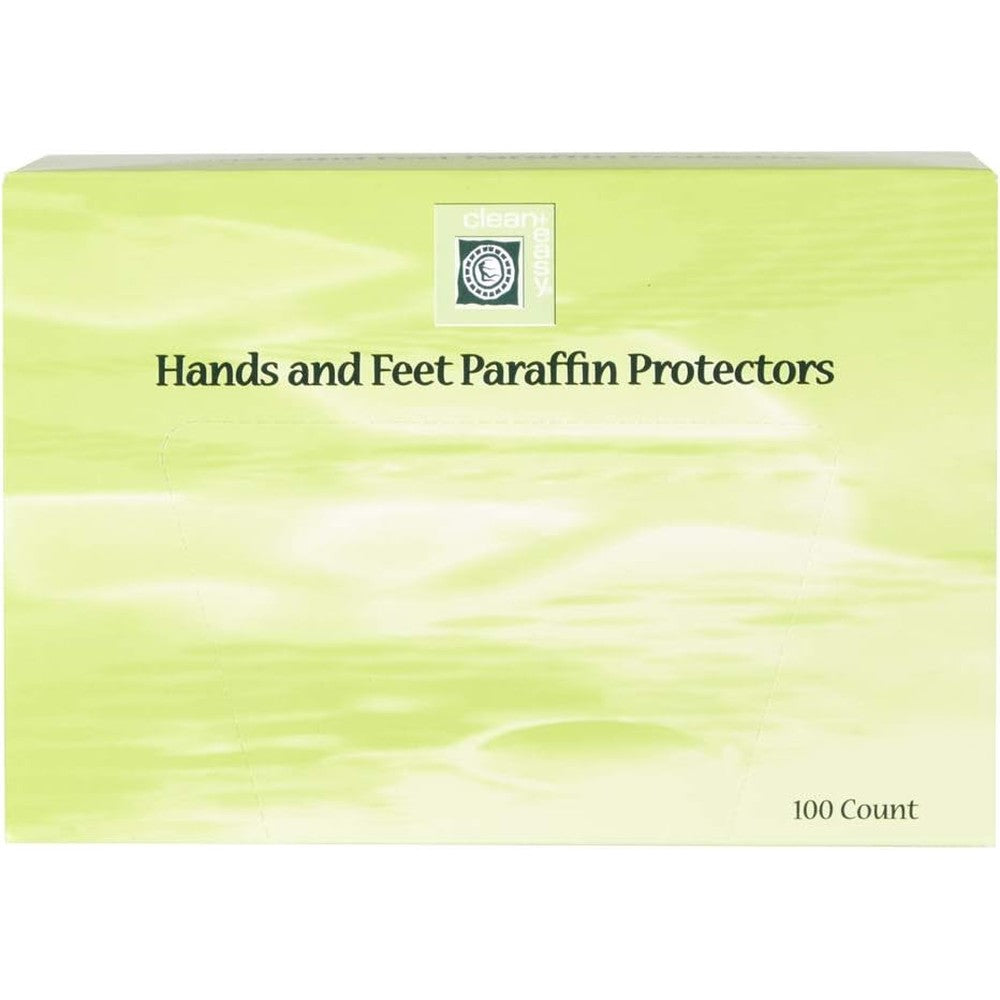 Clean + Easy Paraffin Wax Bags front view of the convenient dispenser packaging box.