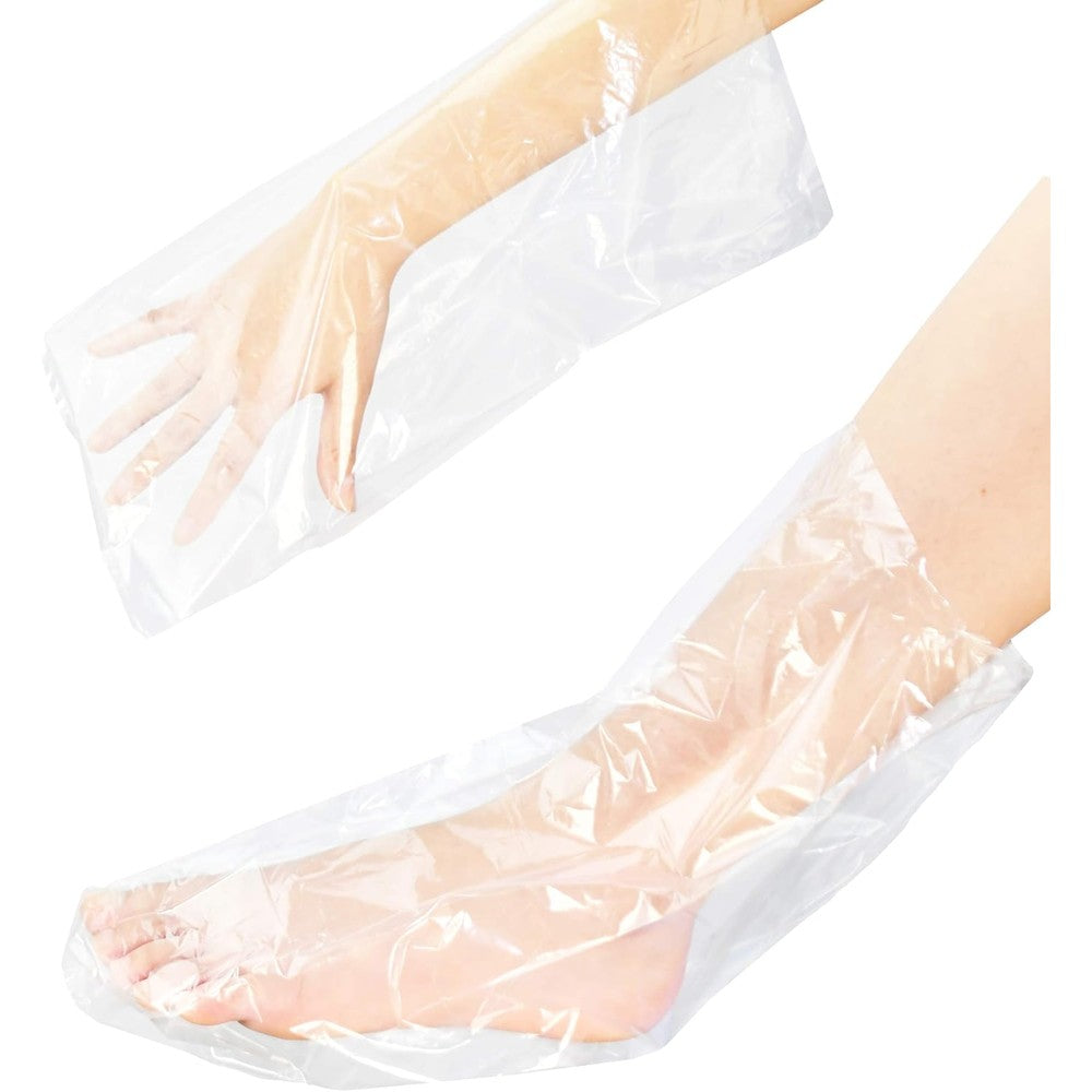 Isdream AMT paraffin wax bags 100 count packaging front view for hand and foot salon treatments.