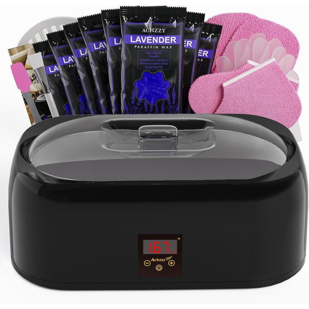 Achzzy 4000ml paraffin wax machine front view displaying digital LED temperature control panel