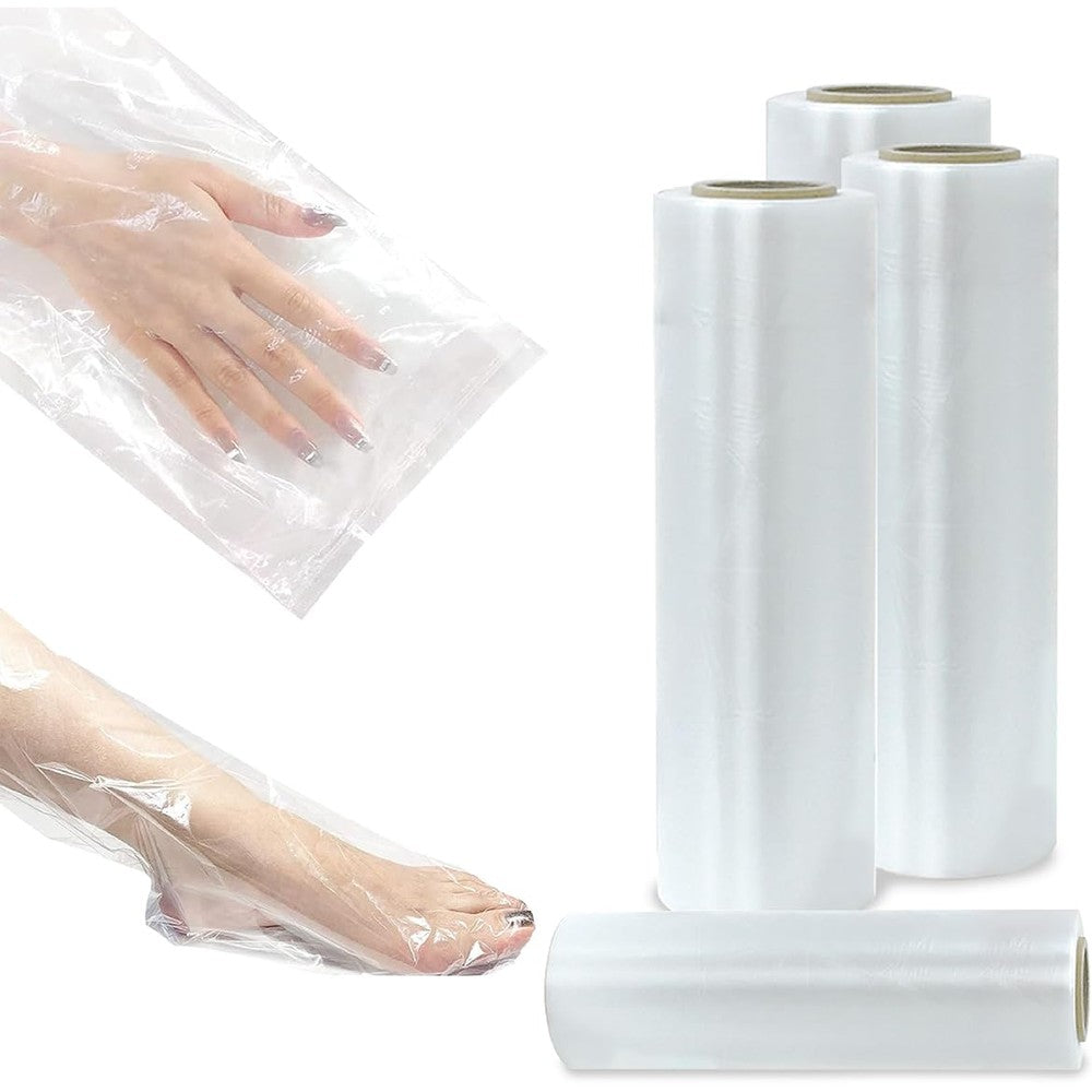 TP PLASTIC disposable paraffin wax bags front view package for spa hand treatments