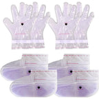 Bactiblast paraffin wax gloves and booties set front view