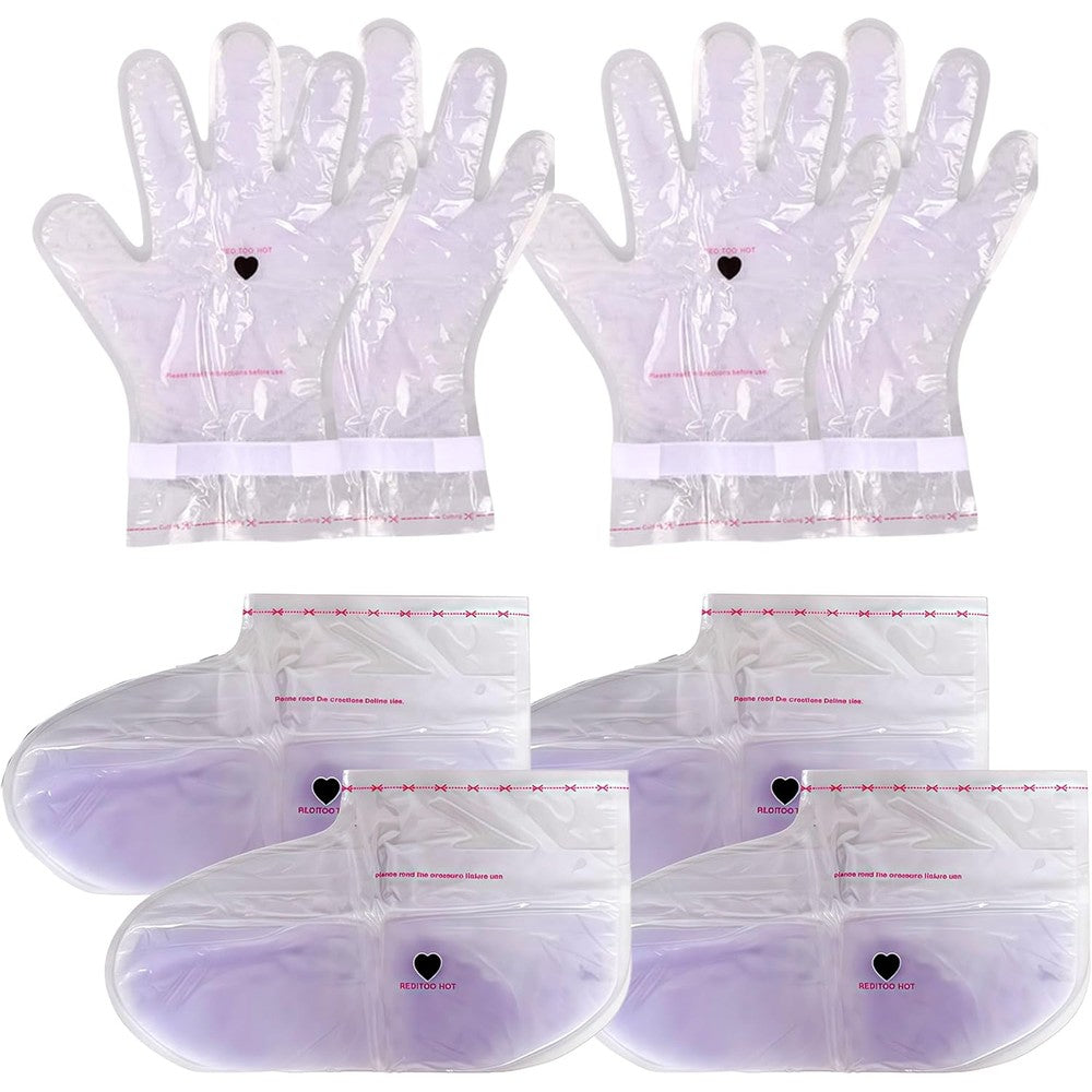 Bactiblast paraffin wax gloves and booties set packaging front view