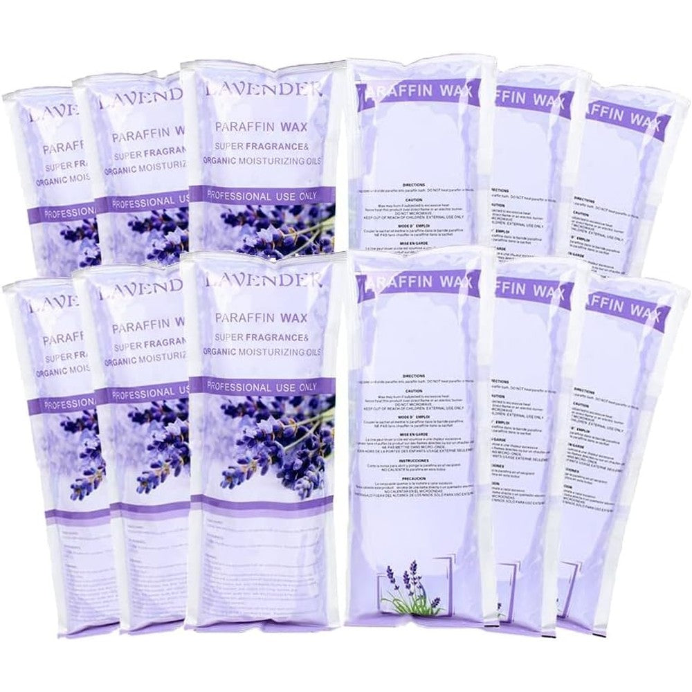HLead Paraffin Wax Refills 12 Pack packaging front view showing lavender wax beads