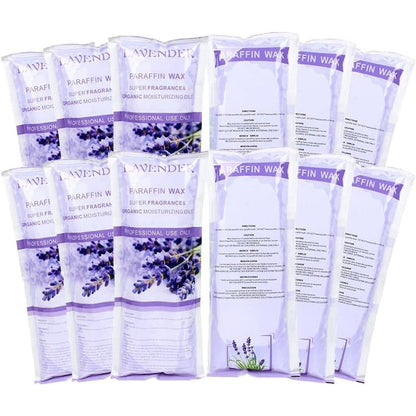 HLead Paraffin Wax Refills 12 Pack packaging front view showing lavender wax beads