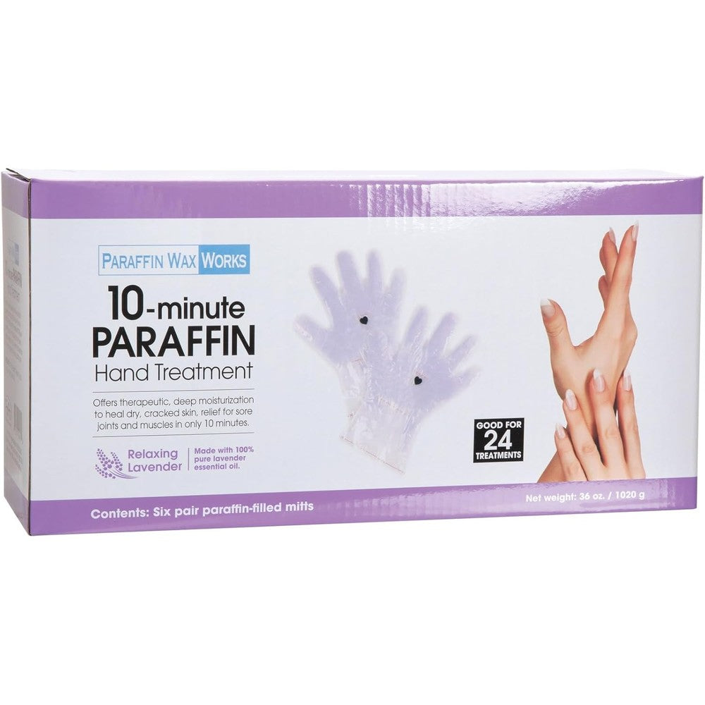 Paraffin Wax Works 10 Minute Paraffin Hand Treatment front view packaging box