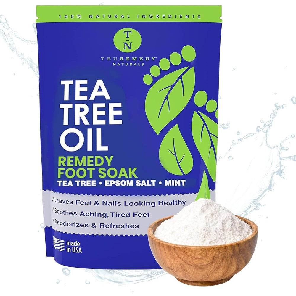 Truremedy Naturals 14 Ounce Tea Tree Oil Foot Soak front view