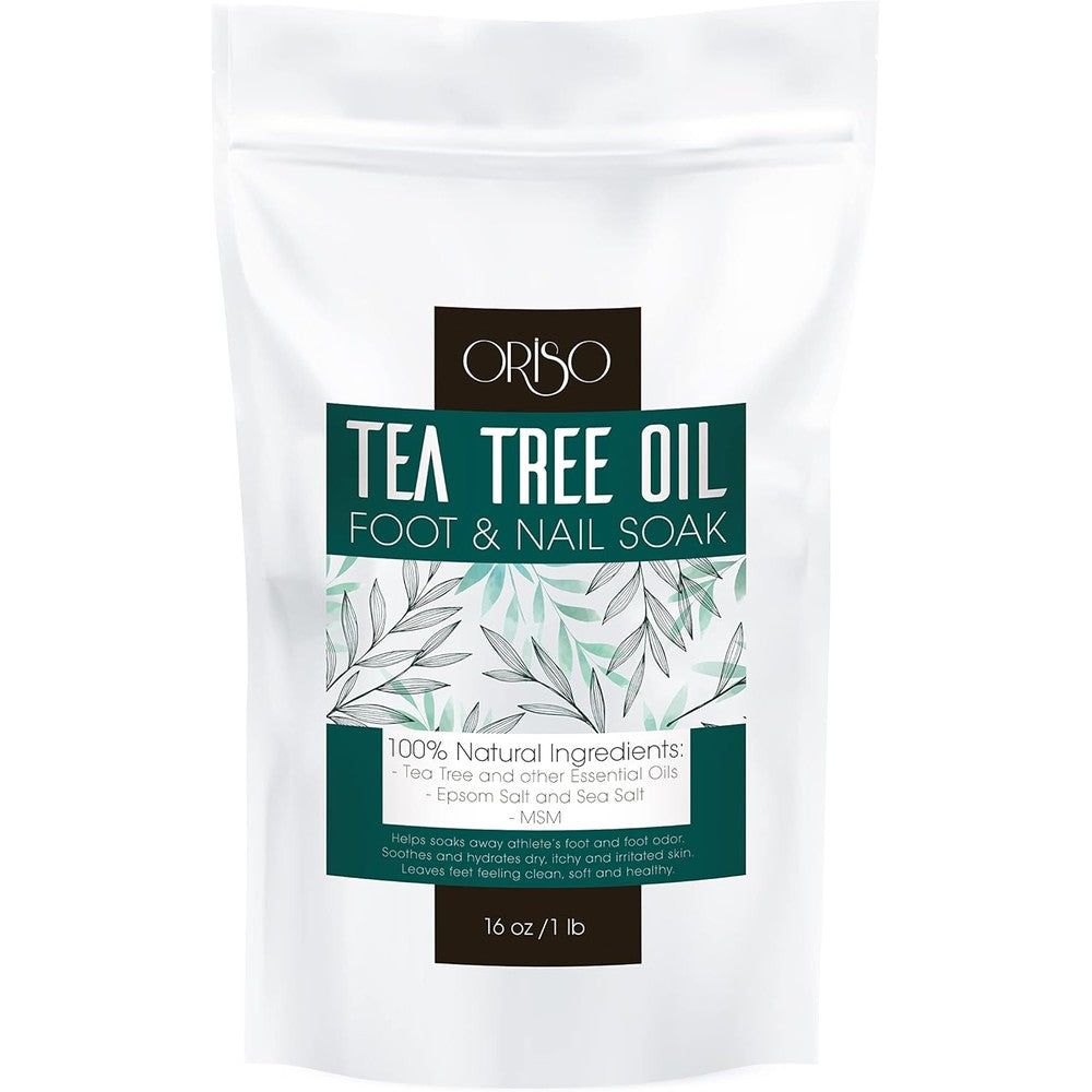 Oriso Tea Tree Oil Foot Soak 16 Ounce front view