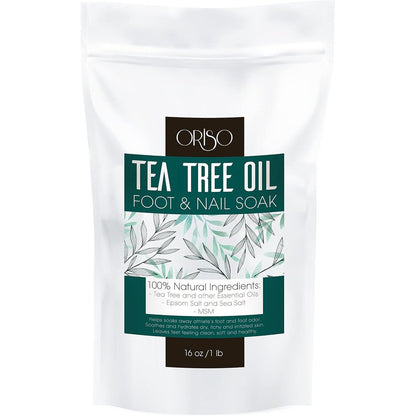 Oriso Tea Tree Oil Foot Soak 16 Ounce front view