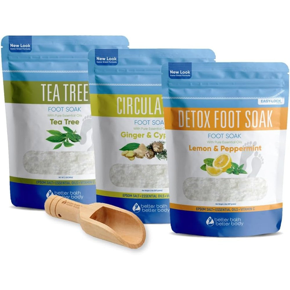 Better Bath Better Body Circulation Foot Soak 3 pack front view
