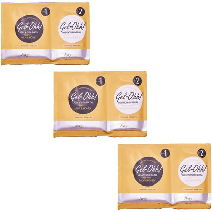 AvryBeauty Gel-Ohh Jelly Spa Bath 3 pack front view