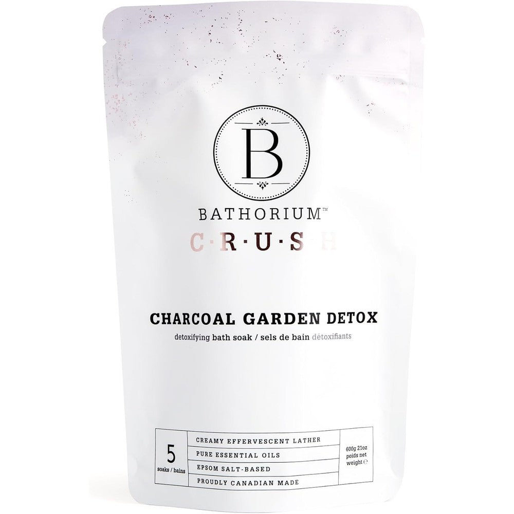 Bathorium Charcoal Garden Detox Crush front view packaging