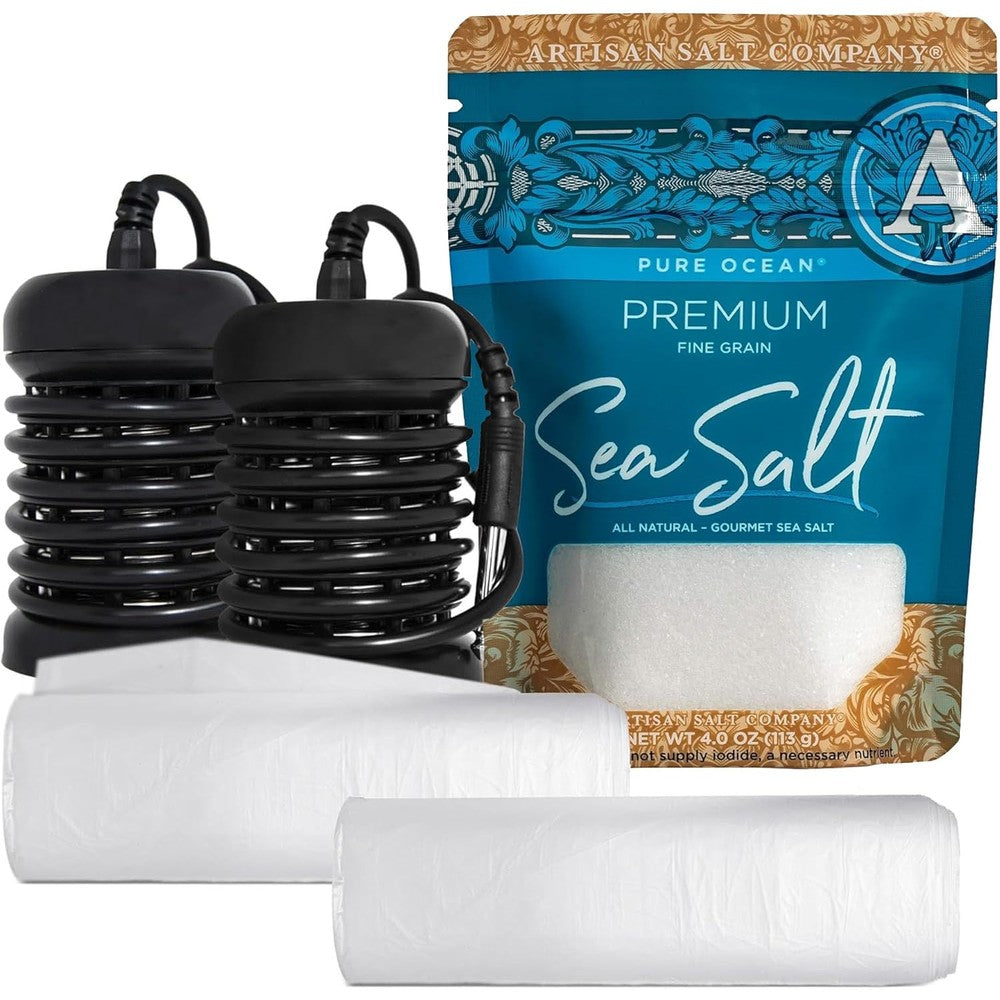 Saltworks Round Arrays Foot Detox Refill Kit front view