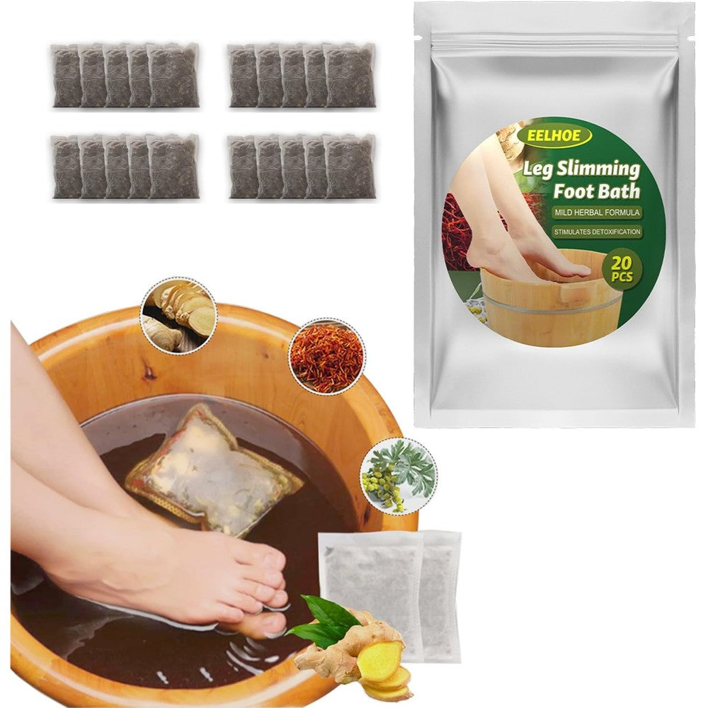 Tyemp Lymphatic Drainage Ginger Foot Soak 20 Pieces front view