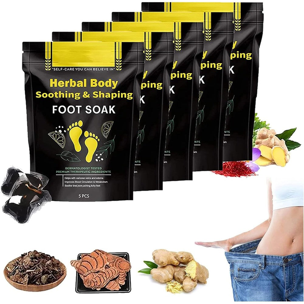 Befivecok Herbal Detox Cleansing Foot Soak Beads front view packaging