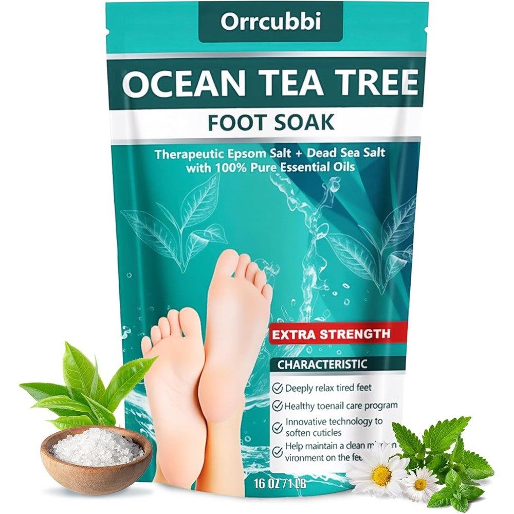 Foot Cure Extra Strength Ocean Tea Tree Oil Foot Soak front view