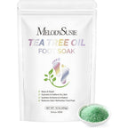 MelodySusie tea tree oil foot soak front view pouch