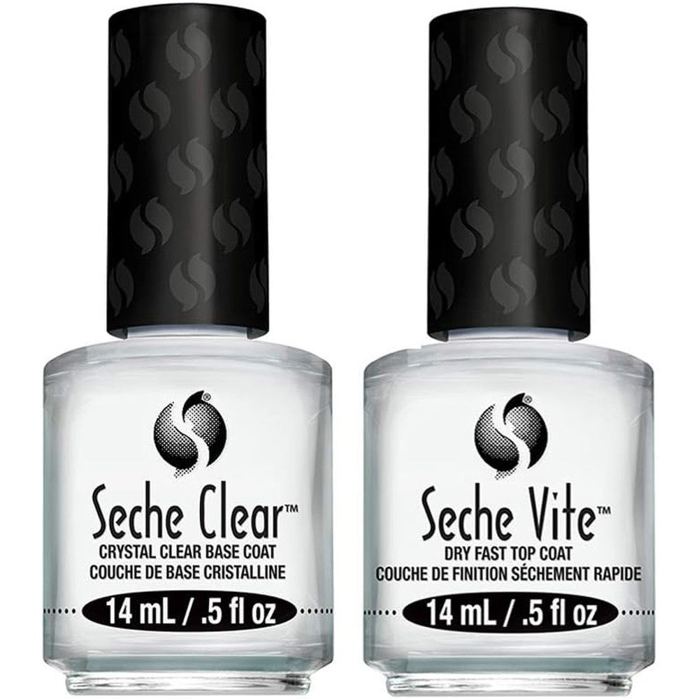 Seche Vite and Seche Clear professional nail care duo set