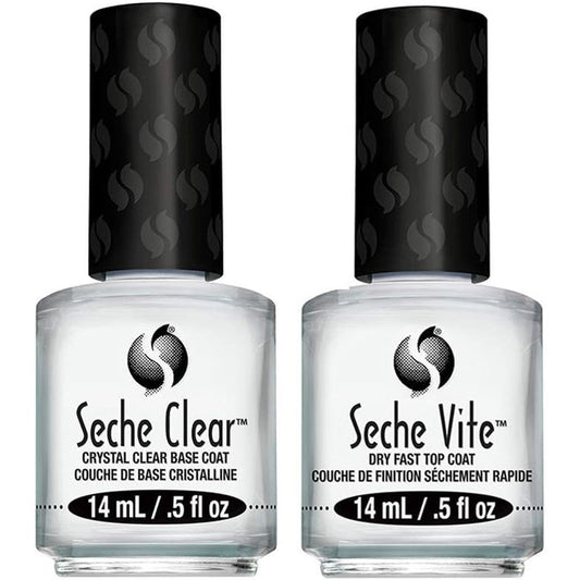 Seche Vite and Seche Clear professional nail care duo set