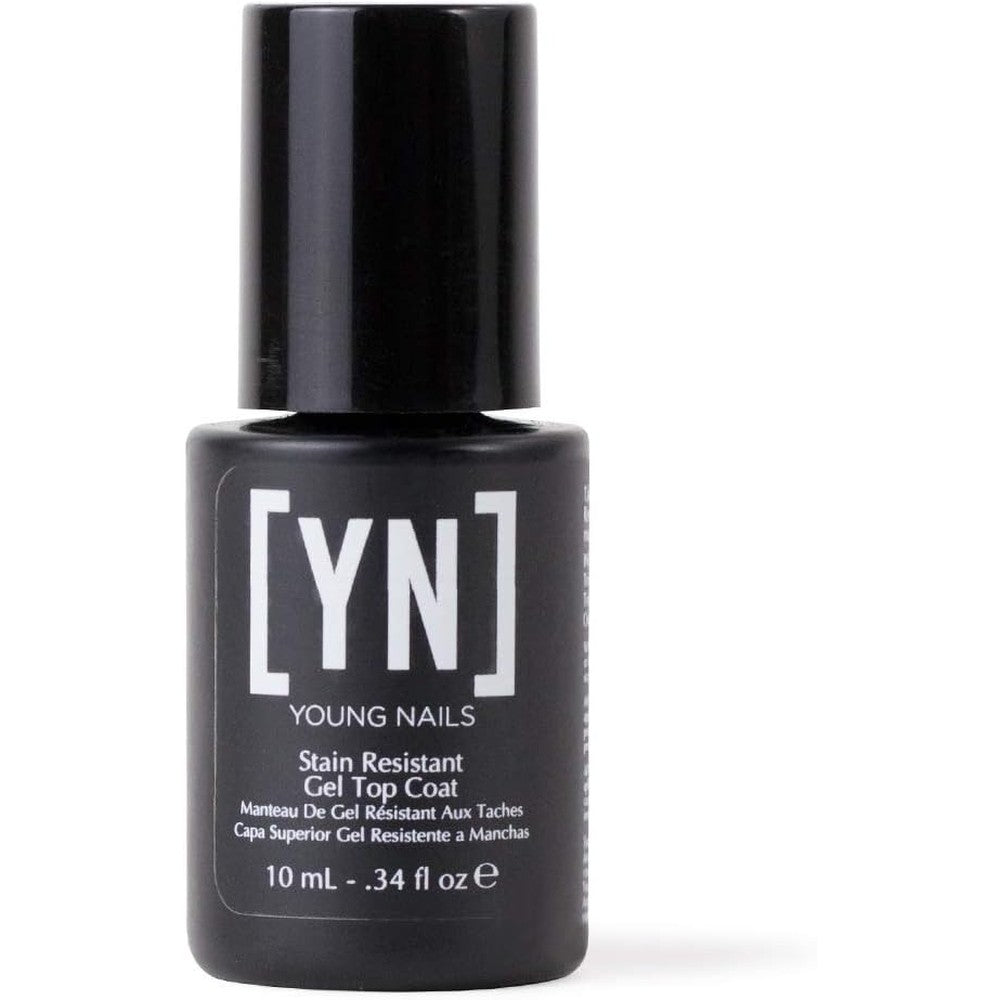 Young Nails Stain Resistant Gel Top Coat bottle front view