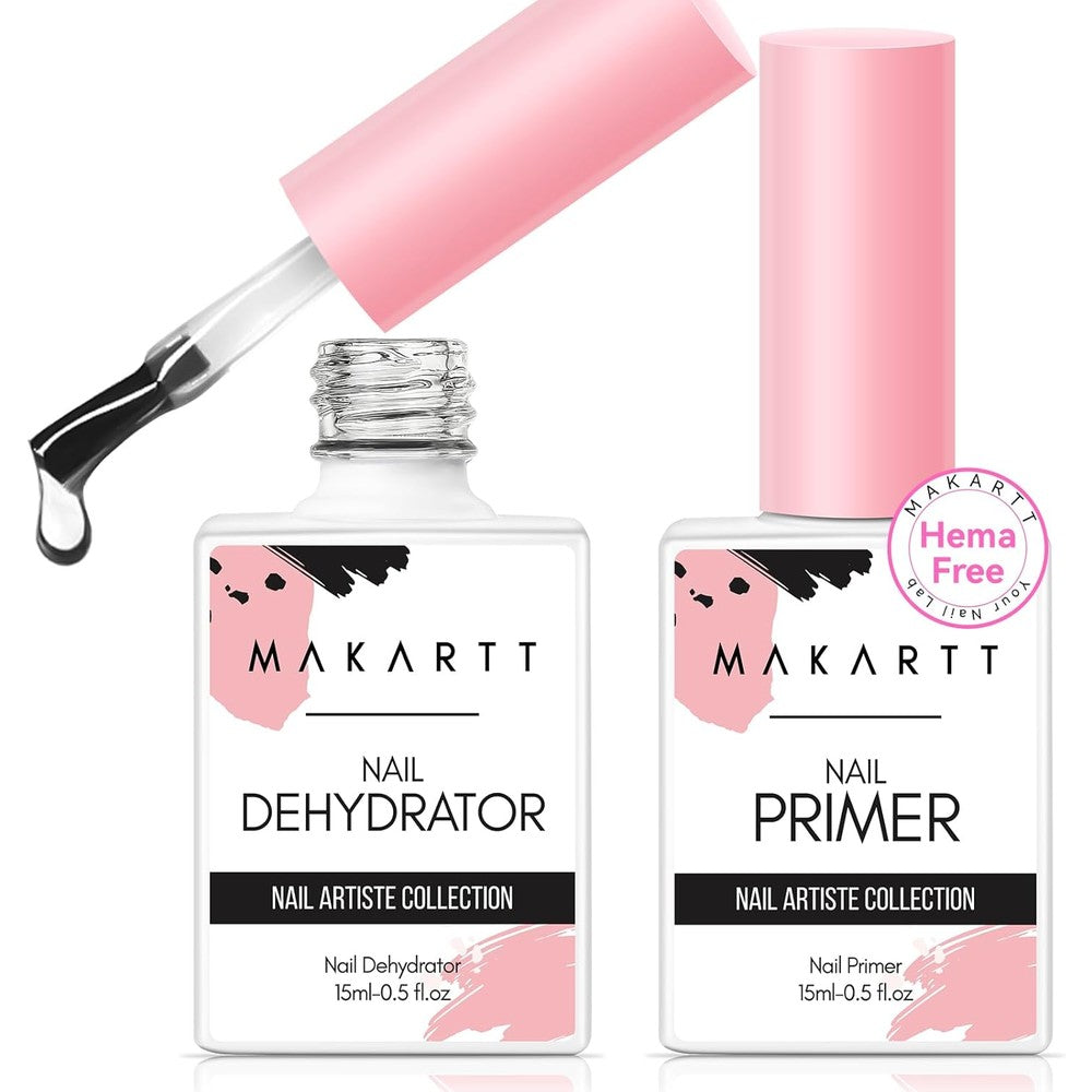 Makartt Nail Dehydrator and Primer Set bottles front view