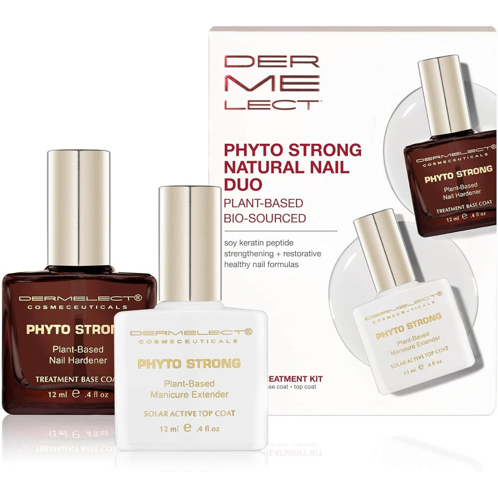 Dermelect Phyto Strong Natural Nail Duo packaging front view