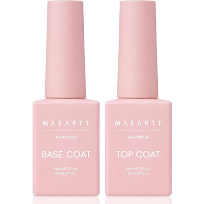Makartt gel top coat and base coat kit front view